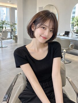 FRAMES 南浦和店【11月6日OPEN（予定）】 ショートボブ髪型20代30代40代前髪あり前髪なし面長丸顔南浦和