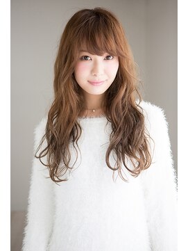 ヘアーメイク アズワン(HAIRMAKE AS ONE) レイヤーカット×パーマでふんわり感を☆フェザーロング