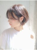 【DaVin中目黒】フレンチボブマニッシュショートネイビーカラー