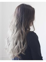 リリー ヘアー デザイン(LILY HAIR DESIGN) 外国人風グレージュ　グラデーションカラー