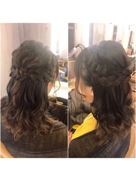 ボア トウキョウ(Voix Tokyo) 編み込みハーフスタイル☆