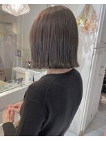 ネオリーブカフ 鶴ヶ峰店(Neolive caff)&nbsp;さりげなハイライト×透明感カラー☆ラベンダーグレージュ