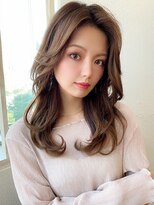 アフロート エル 錦糸町(AFLOAT L) 大人かわいい/ベージュカラー/くすみカラー/透け感/韓国風/前髪