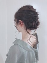 アナザヘアー なんば 高島屋前店(ANAZA hair)&nbsp;編み込みシニヨン　　[難波/難波駅/なんば]