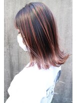 ジャコ ヘアー(jako HAIR)&nbsp;【jako】バレイヤージュ/白髪ぼかし/エアタッチ/マダーレッド