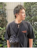プライドキムタク風ウルフカット