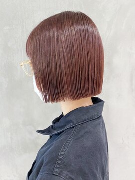 アイティーバイアルバム 下北沢店(IT by ALBUM) ピンクブラウンボブ_ショコラベージュボブルフ_ba352561