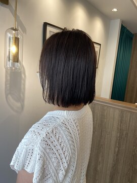 ムーン ティコブラーエ(moon tico brae) 9月ボブ【モテ髪カタログ/外ハネボブ/ペールベージュ】