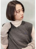 大人可愛い ナチュラルボブ