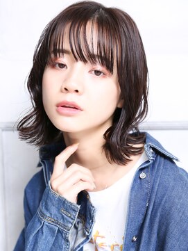 無垢(muku) 大人可愛い小顔ツヤ髪ツヤ感ナチュラルボブ黒髪ボブ髪質改善A10