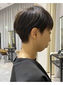 大人ヘルシースタイルショコラアッシュふんわりカールショート