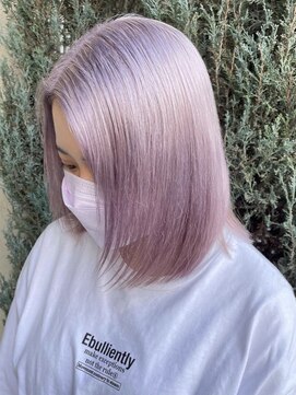 ジーナ 難波(Zina) 髪質改善*ホワイトパープル*美髪【Zina 難波】