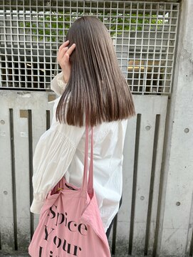 ロチカバイドールヘアー 心斎橋(Rotika by Doll hair) milktea beige