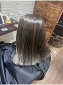 ハイライト デザインカラー ブリーチ ベージュ 三宮 元町