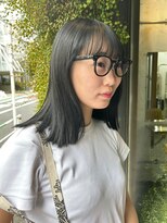 カゼ ダイカンヤマ Kaze DAIKANYAMA&nbsp;ワイドバングのナチュラルモードスタイル