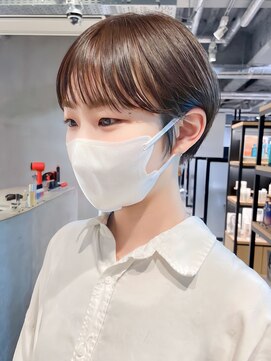 アイティーバイアルバム 藤沢店(IT by ALBUM) ナチュラルショート_グレーベージュレイヤーロング_ba470401