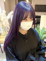 ディッセンバー 神宮前(December) 紫カラー/ぶどうカラー/パープルカラー/ブリーチカラー/渋谷