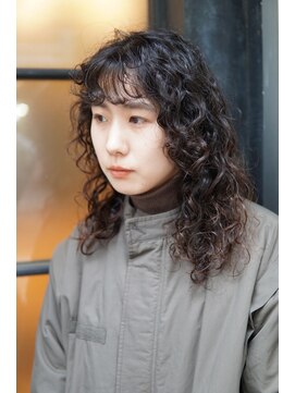 メロン 恵比寿(MERON) 【奥村】カーリーヘアロング[20代30代40代50代][恵比寿]