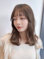 ユーフォリア 銀座(Euphoria) 2wayバング韓国前髪シースルーセミロングヨシンモリ大人美人