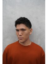 クロムトウキョウ ザ バーバー ネオン 新宿店(CHROM TOKYO the Barber ne/on)&nbsp;テーパーフェードアップバング×アイロンパーマ