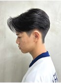 センターパート/ニュアンスパーマ/アップバング