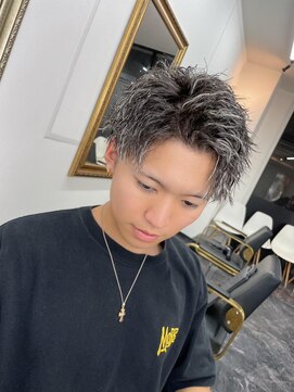ブルーオーシャン 久留米店(BlueOcean) 20代30代ツーブロックマッシュツイストスパイラルパーマ