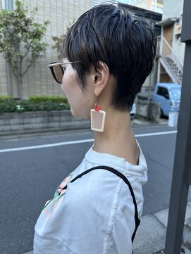 フェンヘアーアイス 中目黒(Fen.hair ici) 20代30代40代小顔ベリーショートナチュラルブラウン