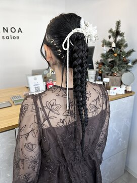 エマノア(EMANOA) お呼ばれヘアアレンジ☆津田沼駅