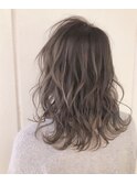 #レイヤーカット#デジタルパーマ#ミルクティー