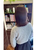 姫カット×韓国風暗髪