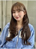 ハイレイヤー×ベージュブラウン