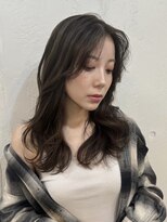 ファルベ(Farbe)&nbsp;くびれ アプリコットオレンジ 夏のヘアアレンジハイライトカラー