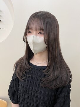 ロア 四条河原町店(LoRE) 《LoRE》レイヤーカット/ラベンダーブラウン