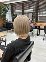 ネクスト 池袋(NEXT)&nbsp;ミルクティーベージュ/ハイトーン/レイヤーボブ/ダブルカラー