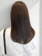 ビューティシモ 所沢(Beautissimo)&nbsp;アッシュベージュ グレージュ レイヤー セミロング 髪質改善