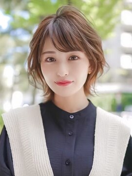 ギークス(GEEKS) 【GEEKS渋谷】くびれボブ/レイヤーボブ/ヌーディーベージュ/小顔