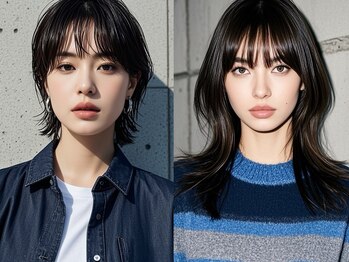 ウルフカット 811 大阪梅田 女性専用サロン ボブウルフカット