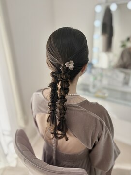 タイト編みおろし