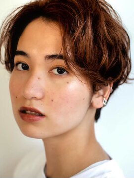 立ち上げセンターパート×ショートパーマ【北千住】