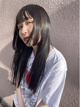 スノッブエモア(SNOB emoi)の写真/【ナチュラルストレート】まとまりにくい髪を扱いやすく♪理想のサラ艶ストレートを実現します◎