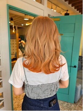 コスメポット(Cosmepot) ブリーチハイライトカラーミルクティーベージュレイヤーカット