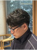 フェザーショート韓国マッシュフェザーパーマ韓国ヘア三鷹