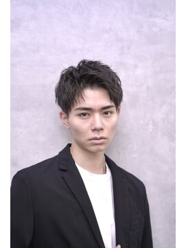 トラスト ザ バーバー 東京駅八重洲店(TRUST the Barber) アップバング/ビジネスマンパーマ/メンズショート