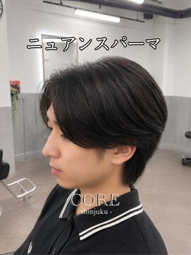コア 新宿(CORE) 韓国風ニュアンスセンターパート