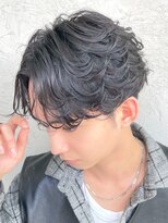 デュー 栄(DEW) 【DEW】フェザーパーマ/ニュアンスパーマ/センターパート