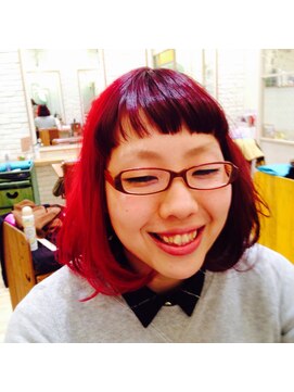 シュエットナオ (chouette. nao) ポイントカラーでキュートヘアー！