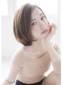 シャンドゥール栄by二股　エアリー感の艶髪ワンカールボブ