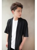 ツーブロック爽やか刈り上げアップバングカジュアル10代20代30代