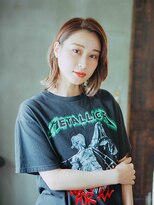 アイナ 浅草美容院(Aina) 外ハネボブ×センター分けボブ◎30代40代50代