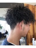 スパイラルパーマ